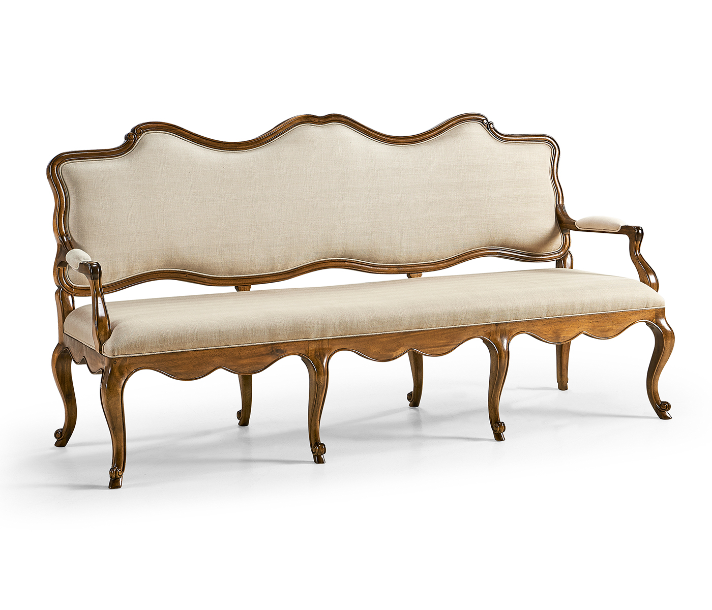 Padua Grey Fruitwood Settee