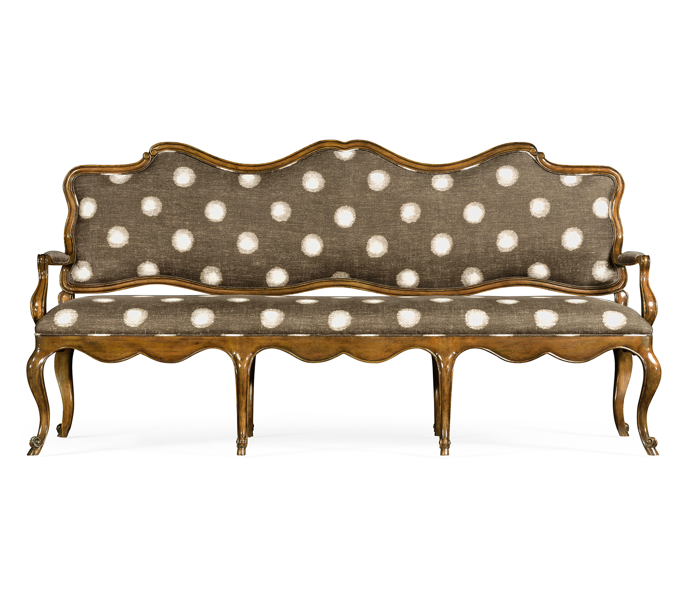 Padua Grey Fruitwood Settee