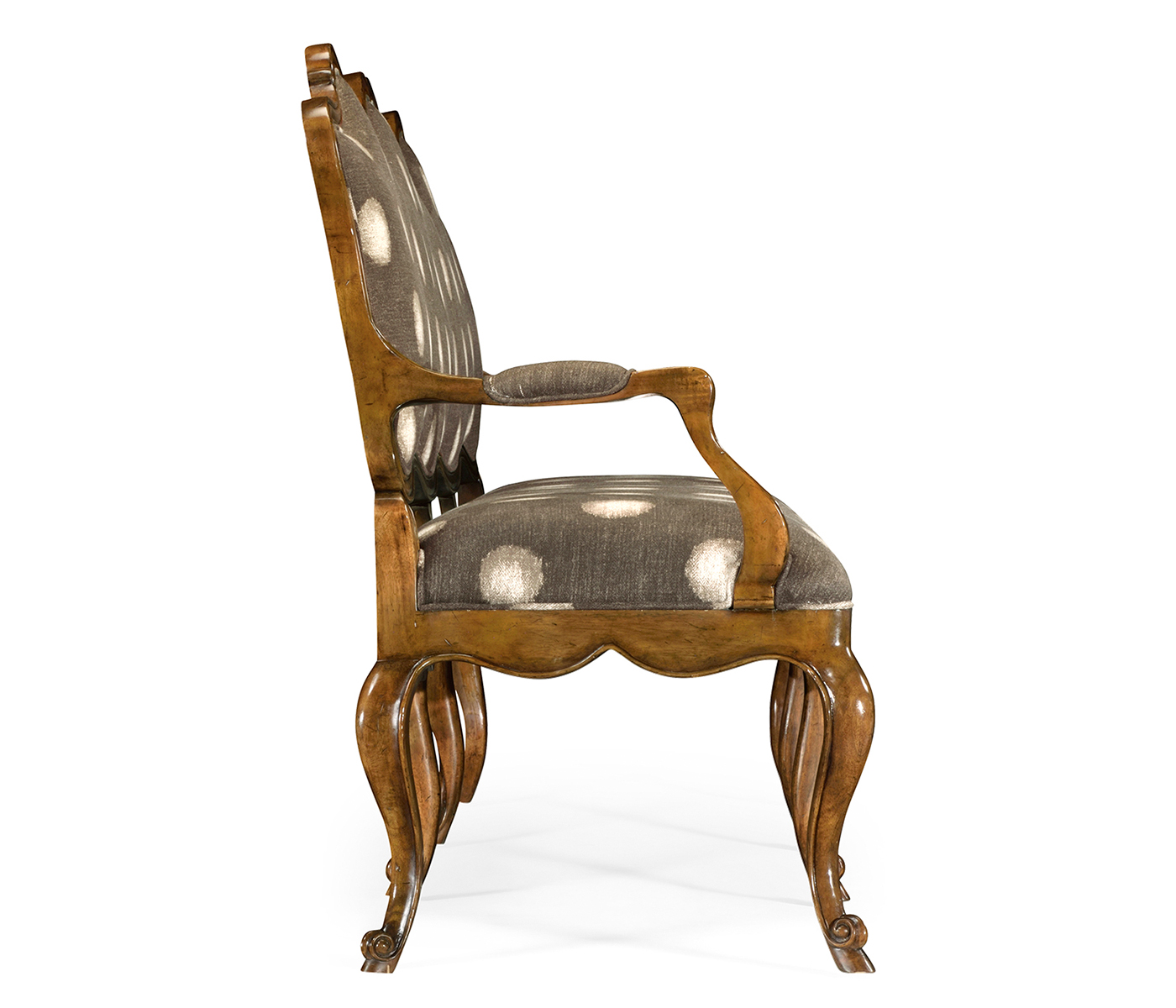 Padua Grey Fruitwood Settee