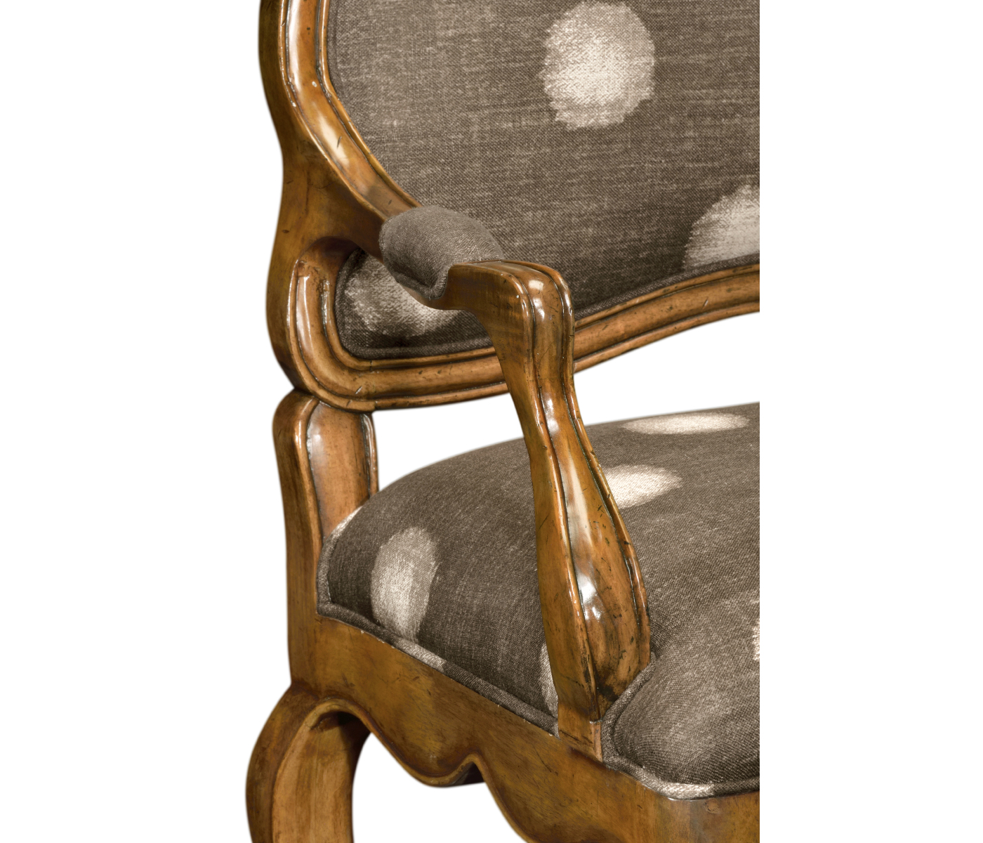 Padua Grey Fruitwood Settee