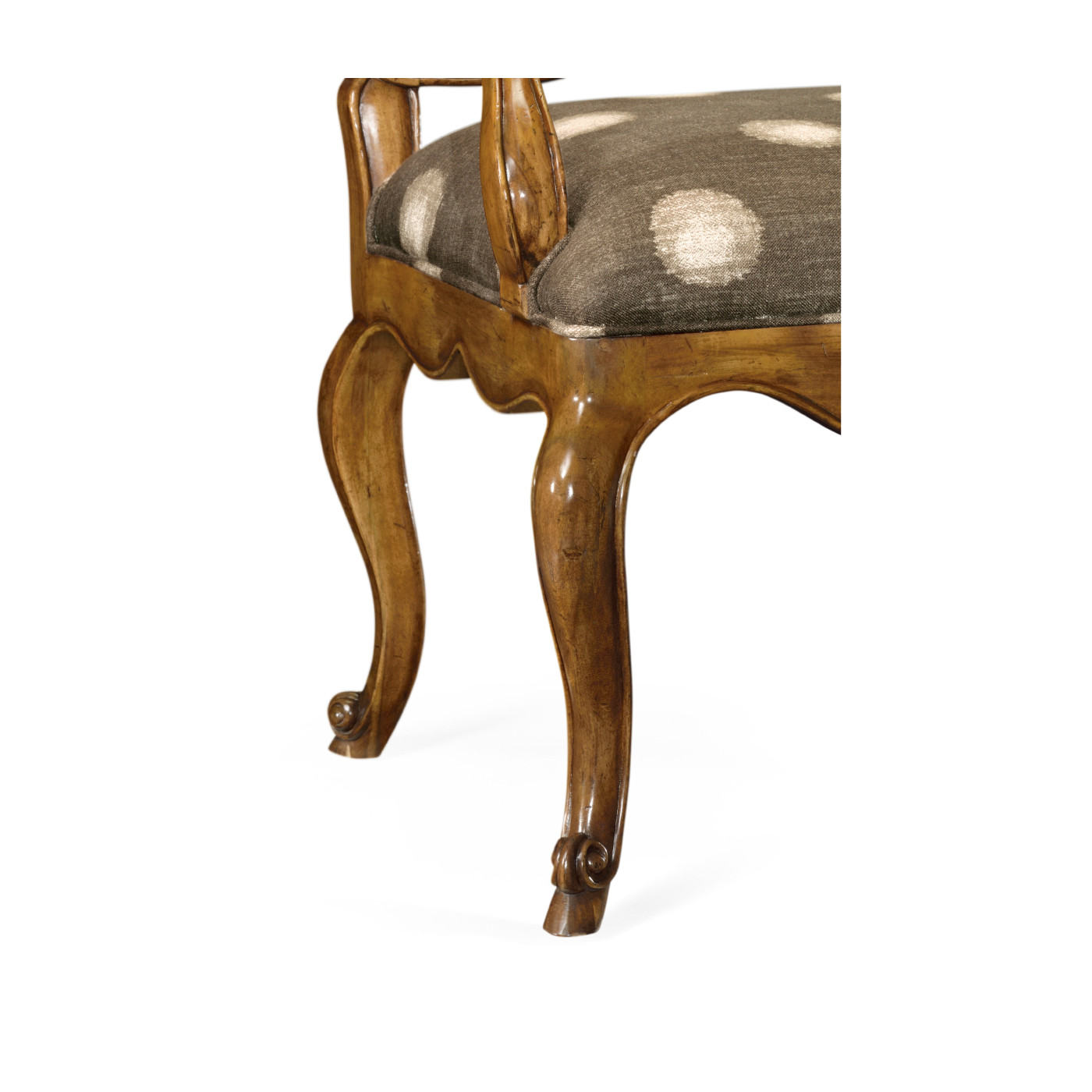 Padua Grey Fruitwood Settee