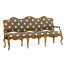 Padua Grey Fruitwood Settee