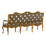 Padua Grey Fruitwood Settee