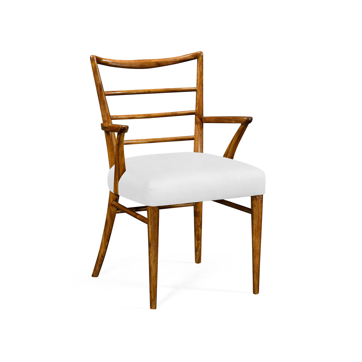 Pensacola Grey Fruitwood Dining Arm Chair