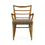 Pensacola Grey Fruitwood Dining Arm Chair