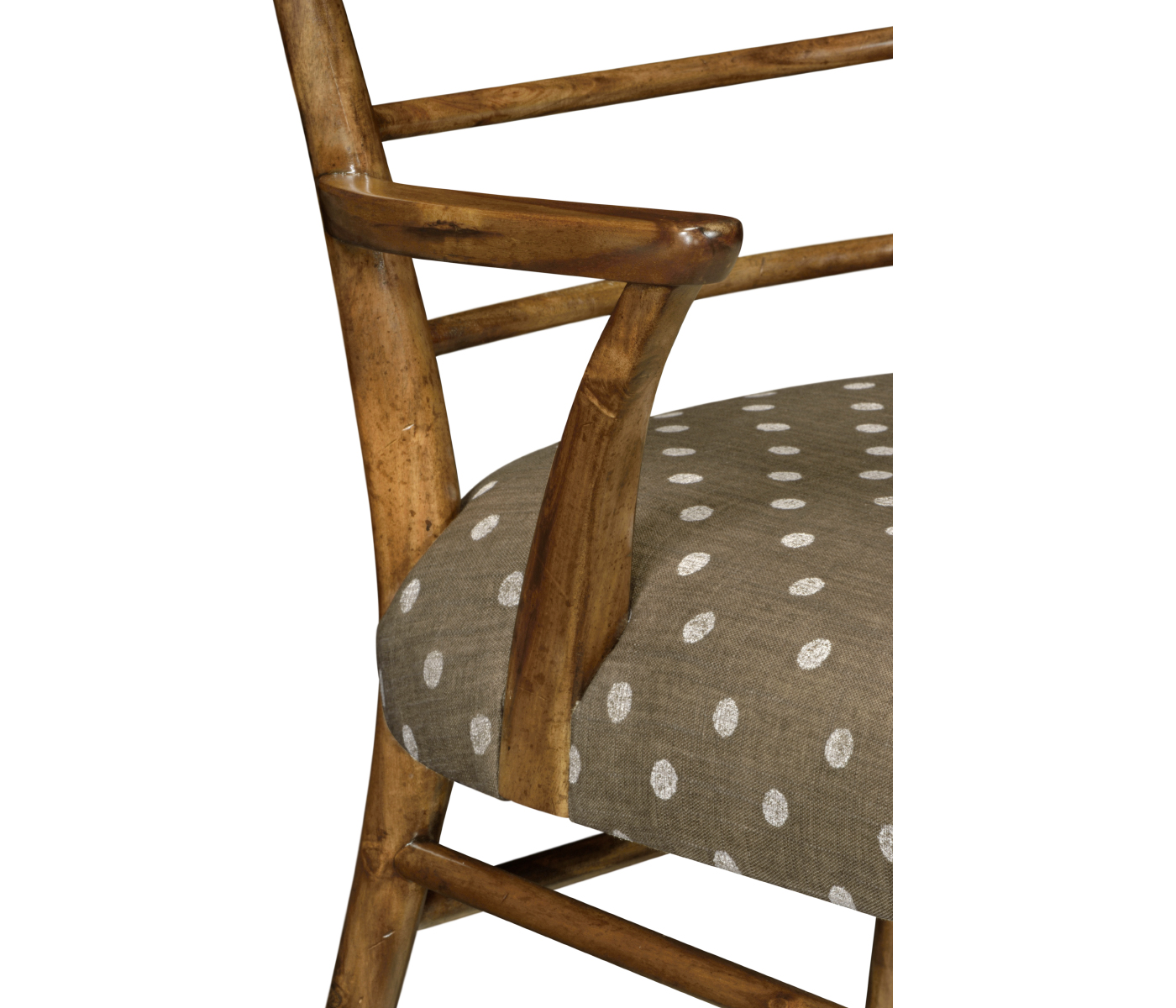 Pensacola Grey Fruitwood Dining Arm Chair