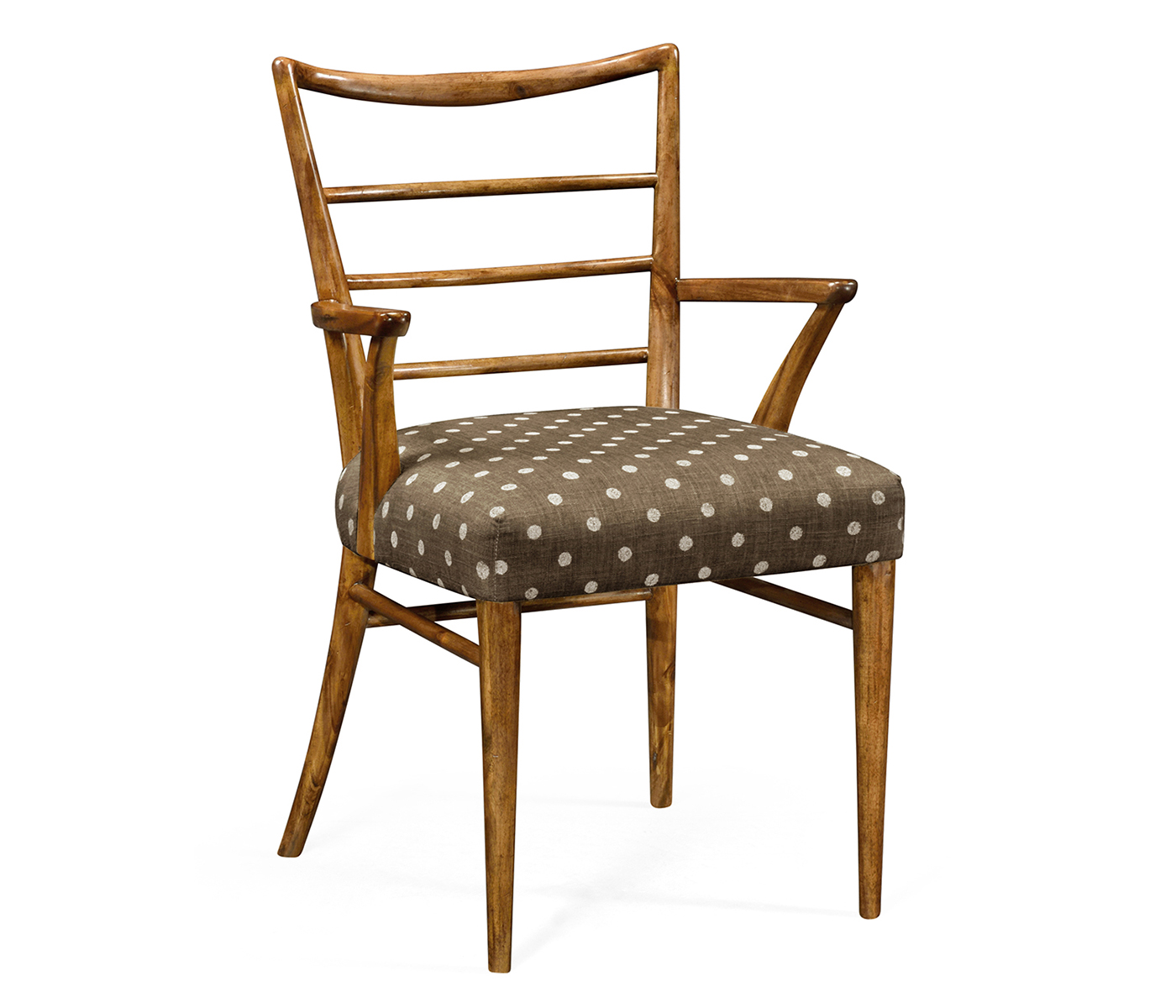 Pensacola Grey Fruitwood Dining Arm Chair
