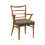 Pensacola Grey Fruitwood Dining Arm Chair