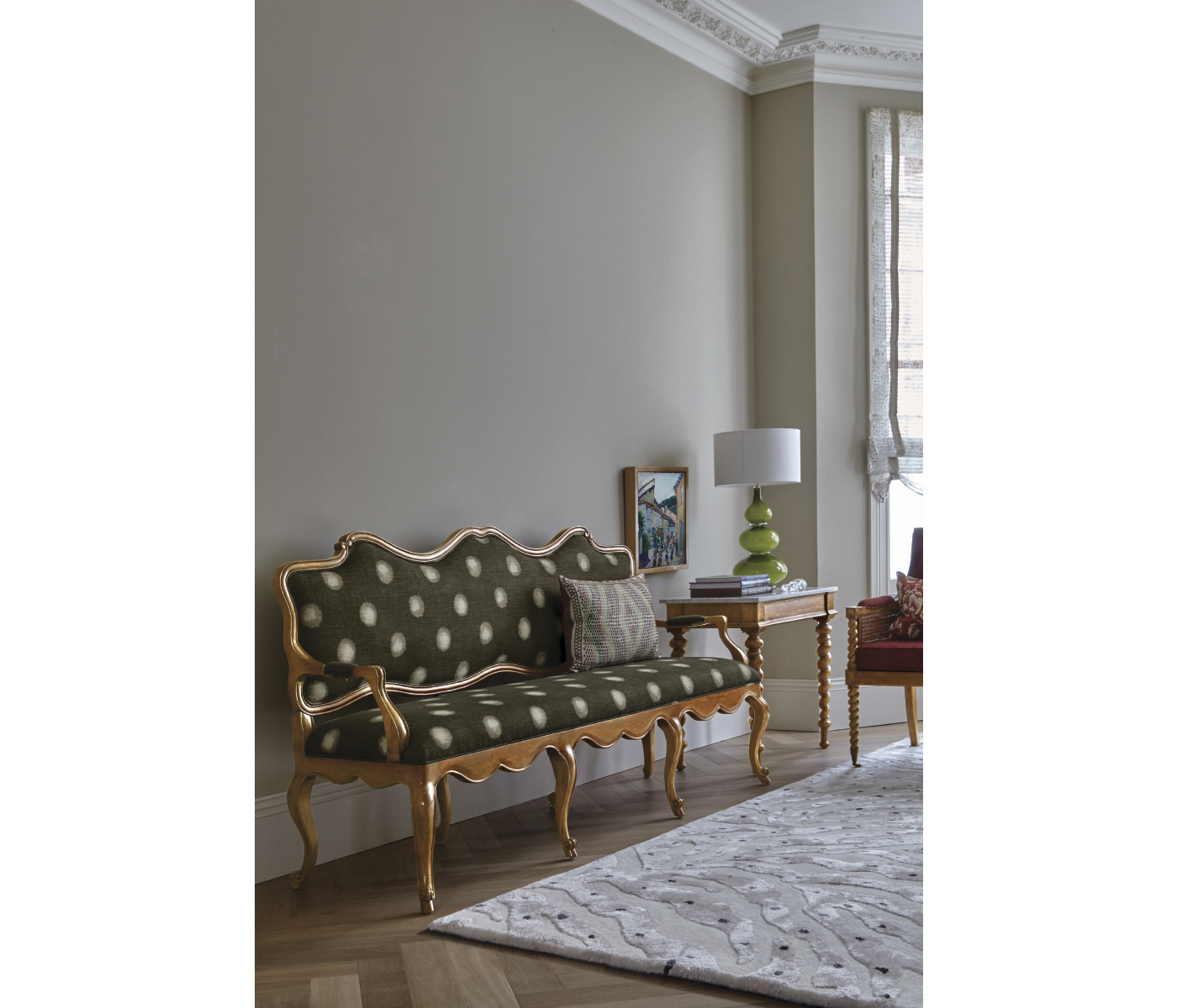 Drancy Grey Fruitwood Table