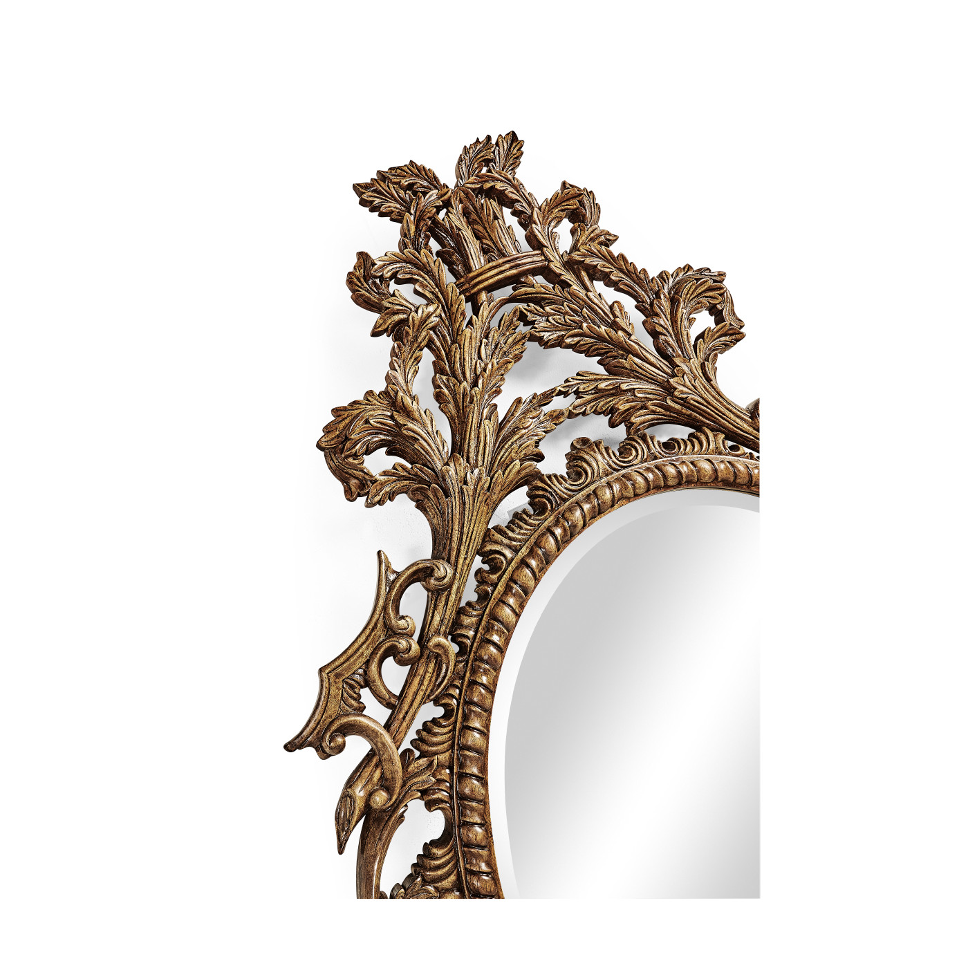 Leicester Sunwashed Mahogany Mirror
