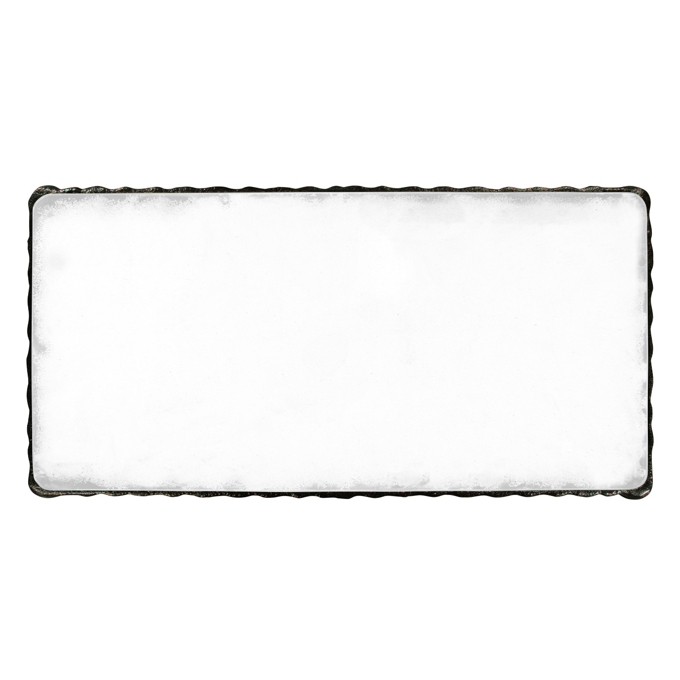 Karinta Antique Brass Coffee Table with Antique Mirror Top