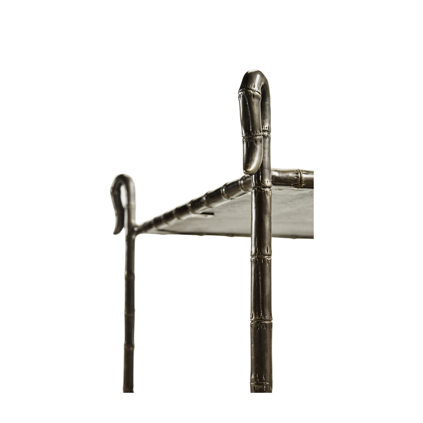 Grotto Three Tier Antique Brass Console