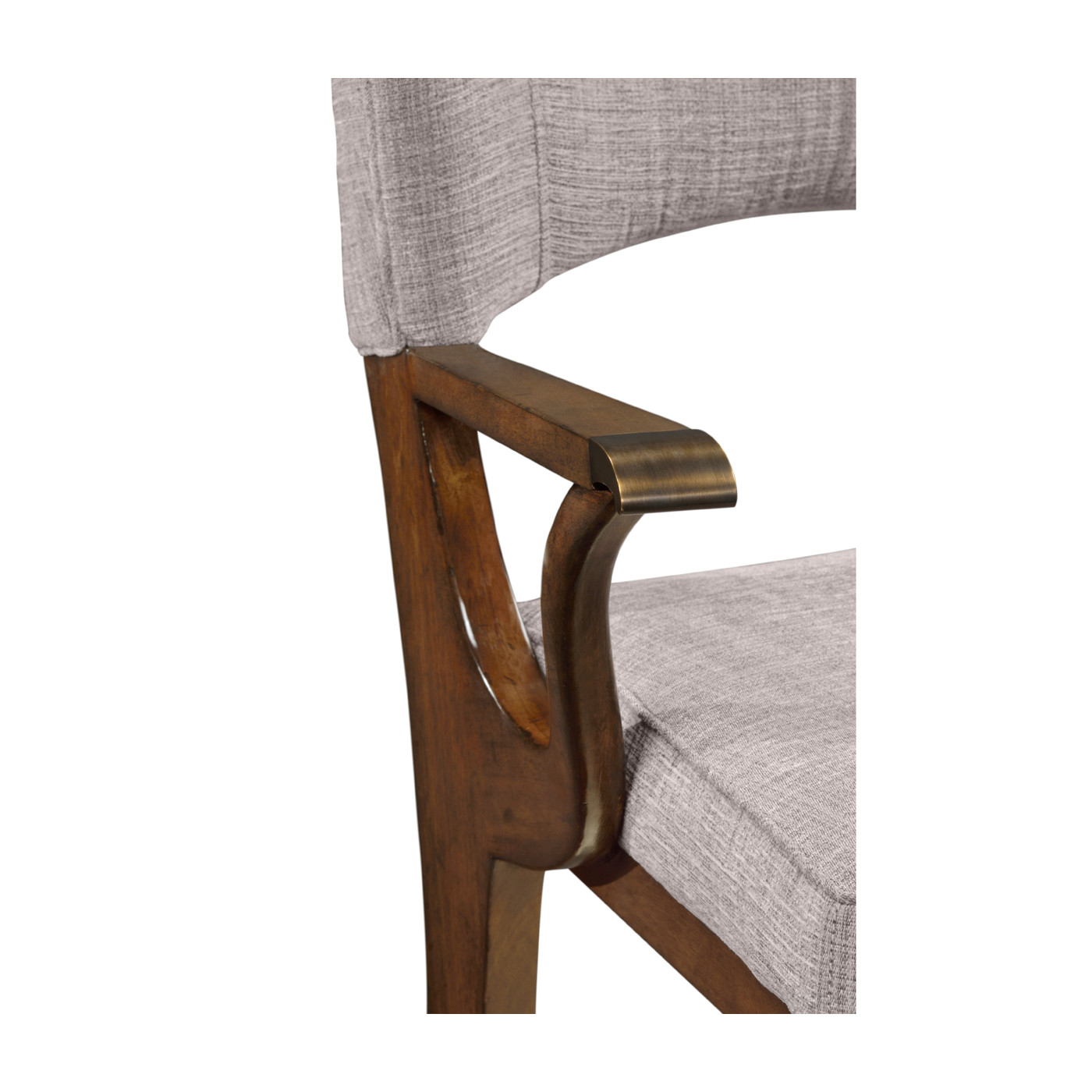 Marlene Dark Walnut Arm Chair