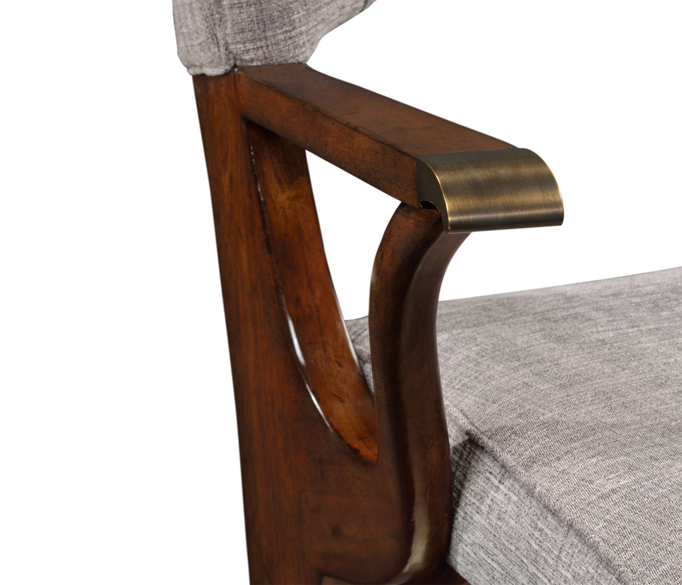 Marlene Dark Walnut Arm Chair