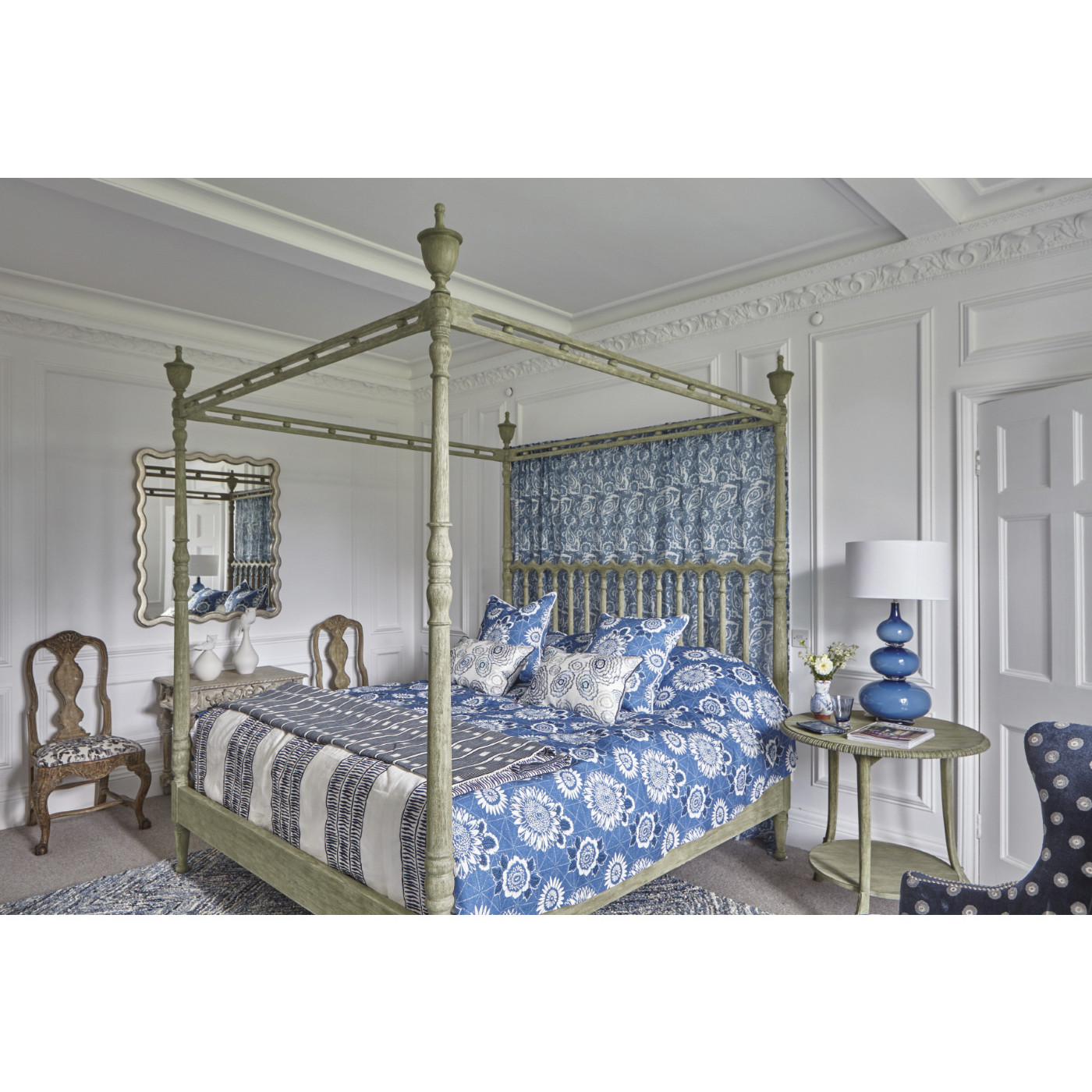 Keste Square Silver Mirror