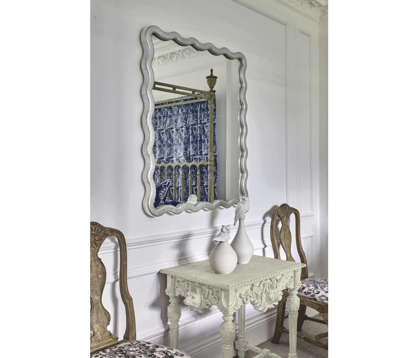 Keste Square Silver Mirror