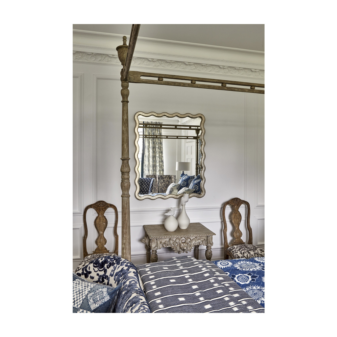 Keste Square Silver Mirror