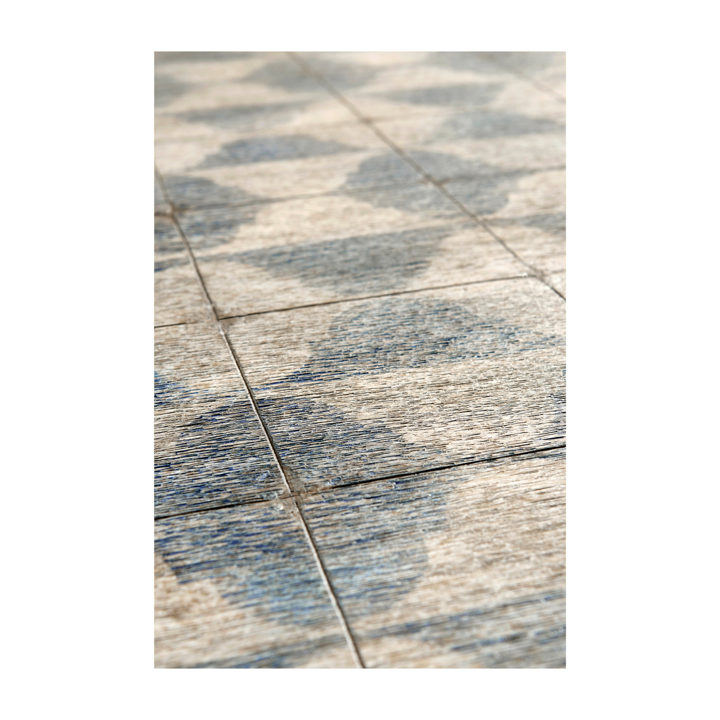 Haygrove White & Blue Marquetry Coffee Table