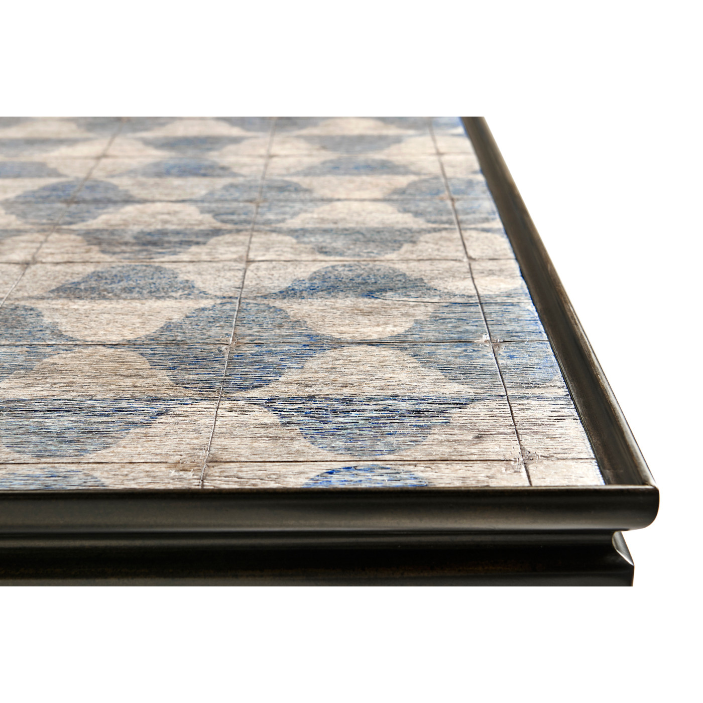 Haygrove White & Blue Marquetry Coffee Table