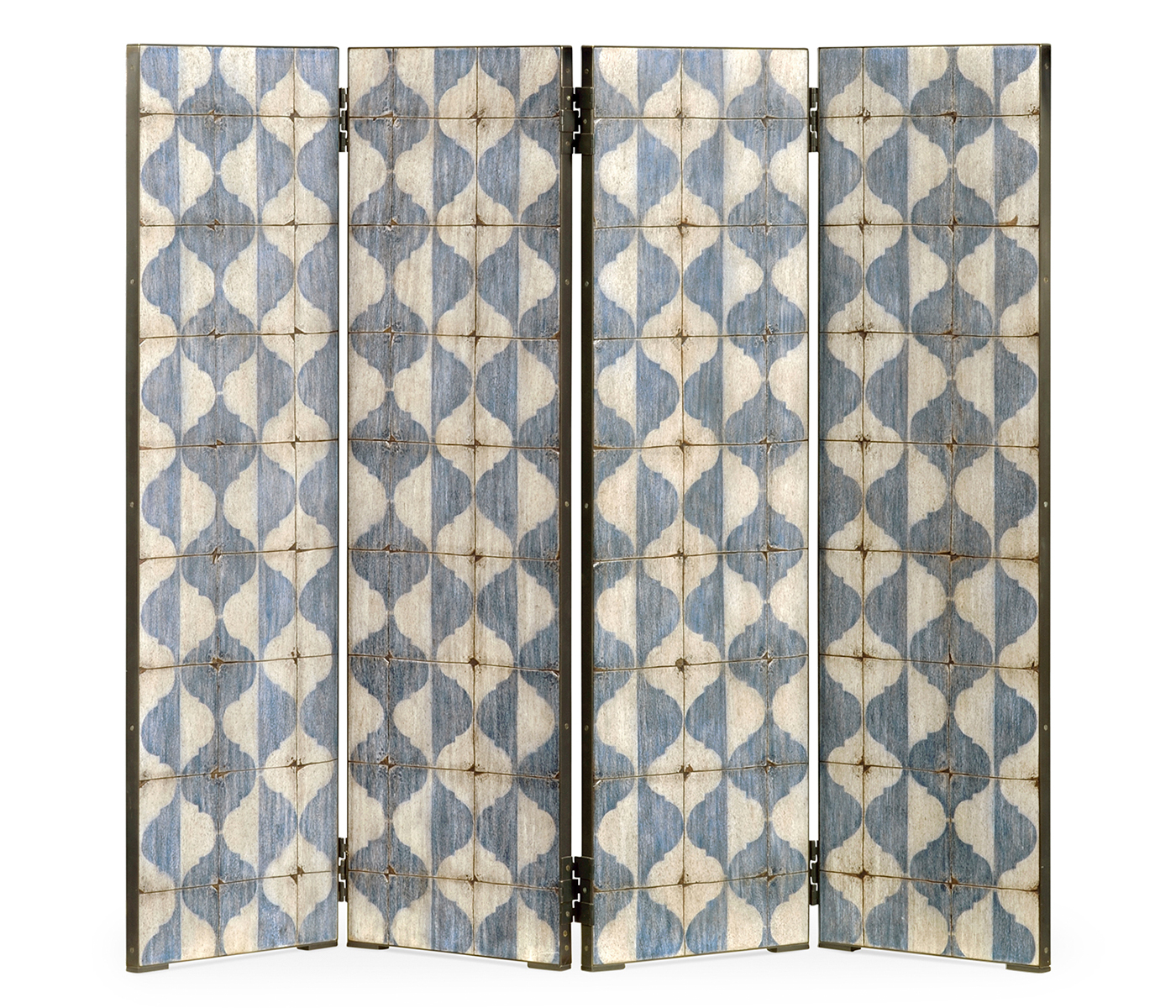 Octavian White & Blue Screen Panels
