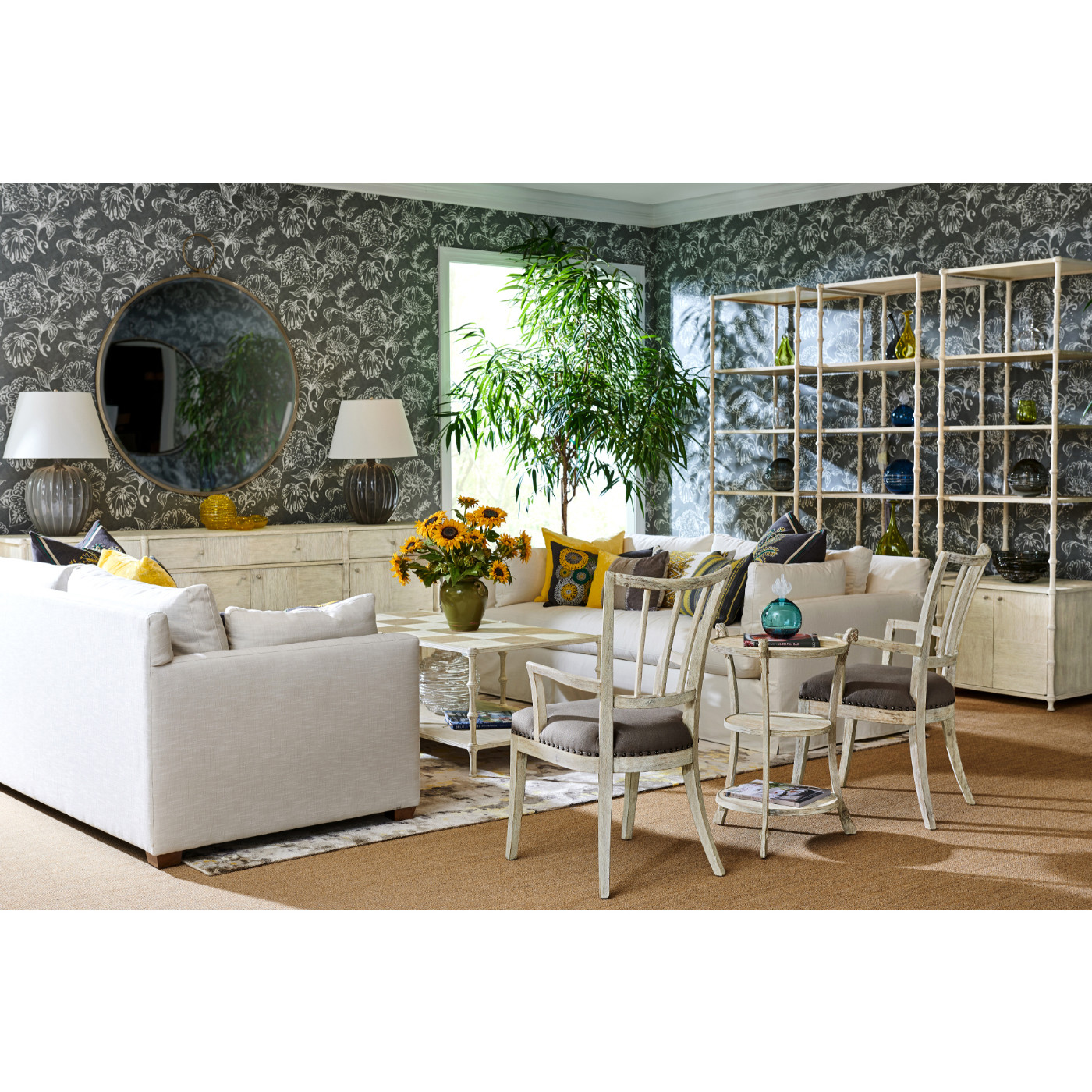 Collana Washed Acacia End Table