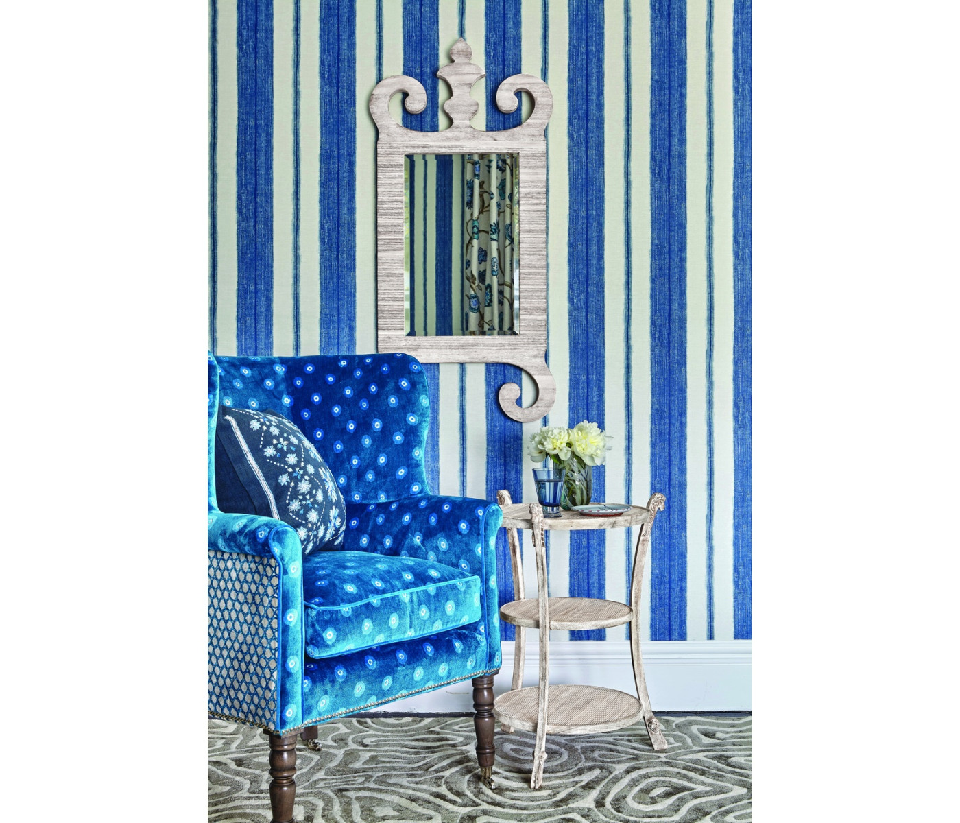 Collana Washed Acacia End Table