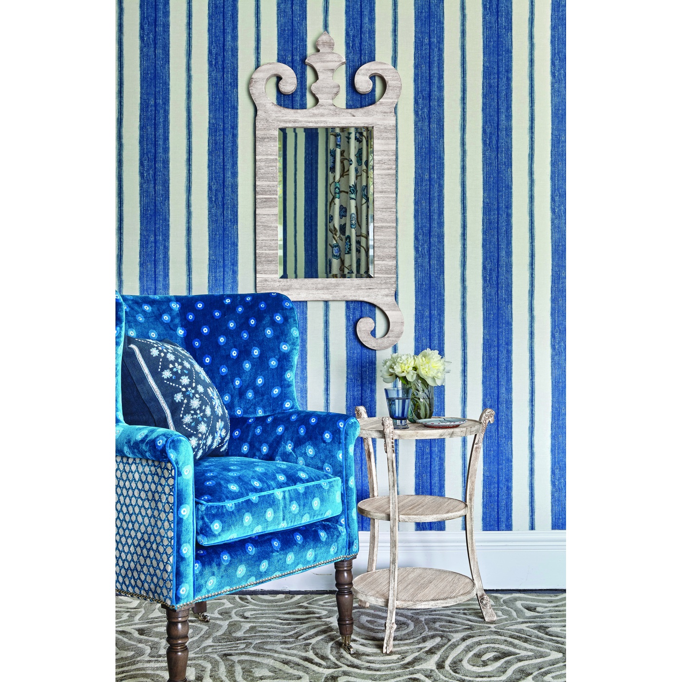 Collana Washed Acacia End Table