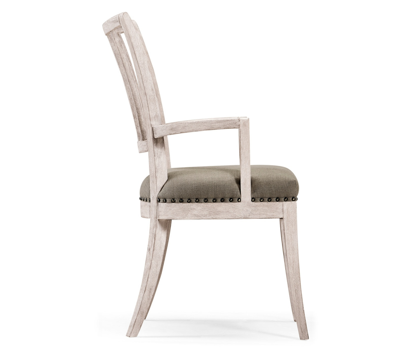 Lucillo Washed Acacia Carver Arm Chair