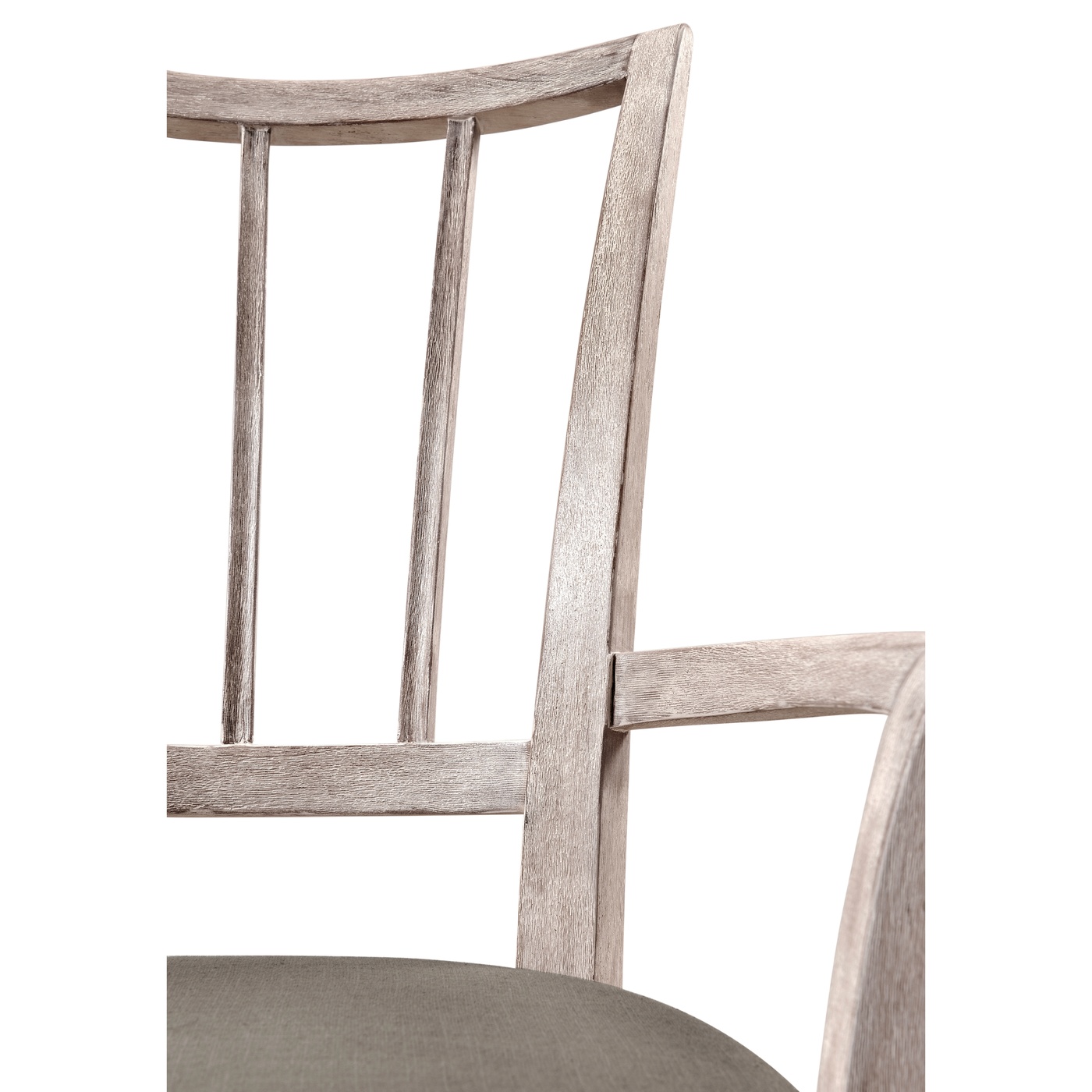 Lucillo Washed Acacia Carver Arm Chair