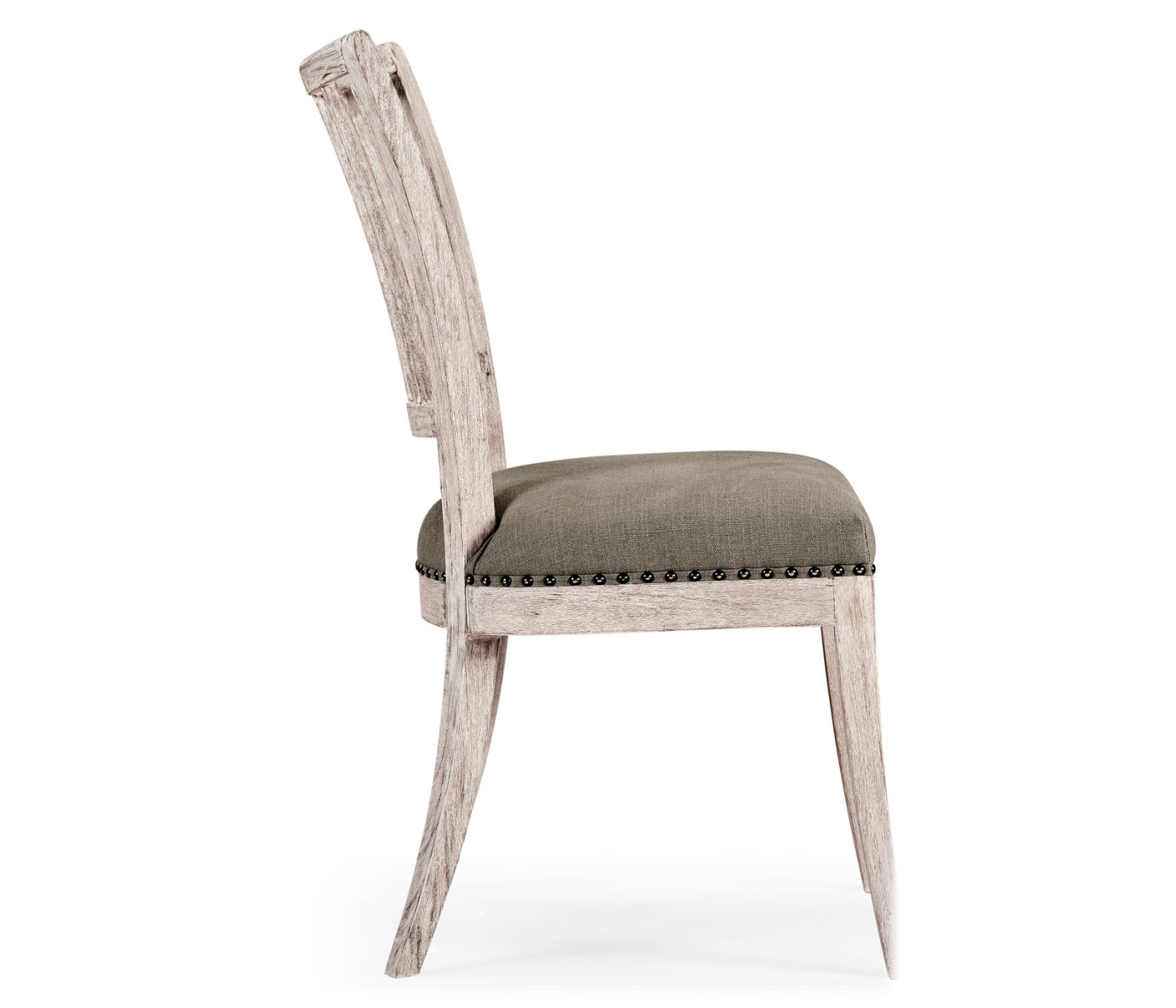 Lucillo Washed Acacia Carver Side Chair