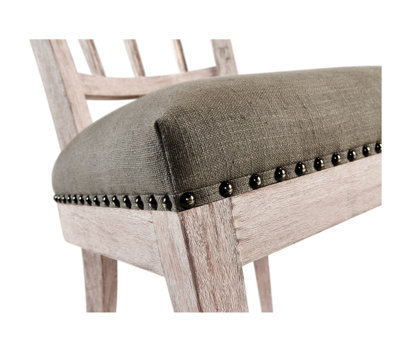 Lucillo Washed Acacia Carver Side Chair