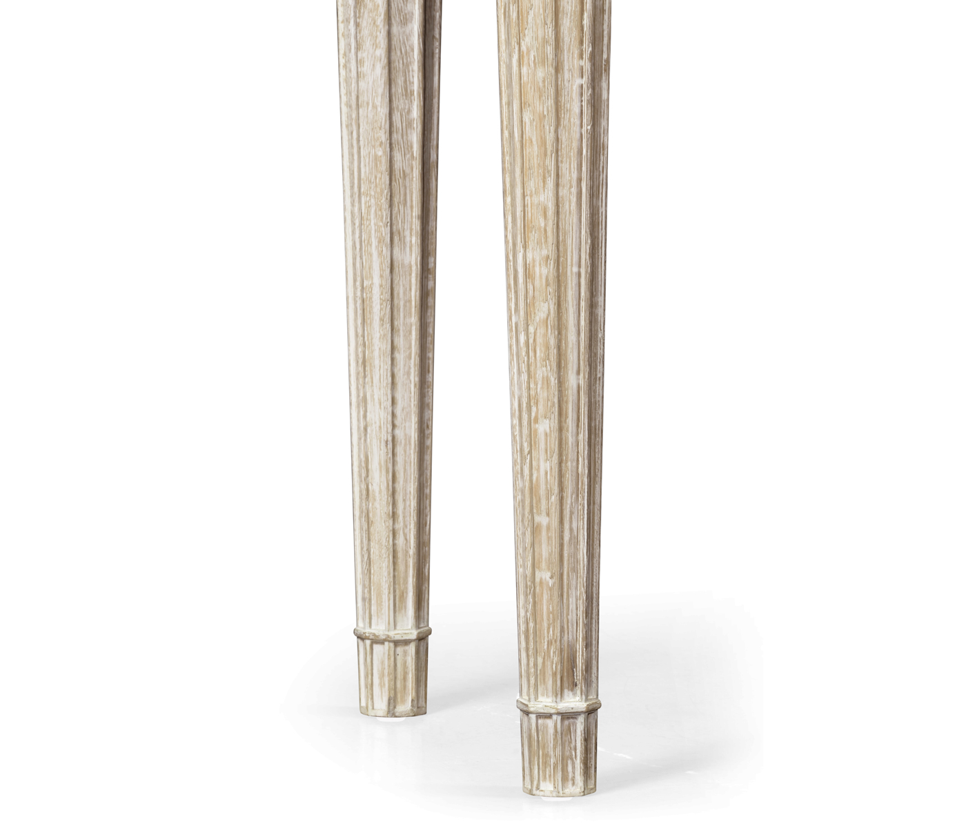 Bellefontaine Venetian White Oak Console Table