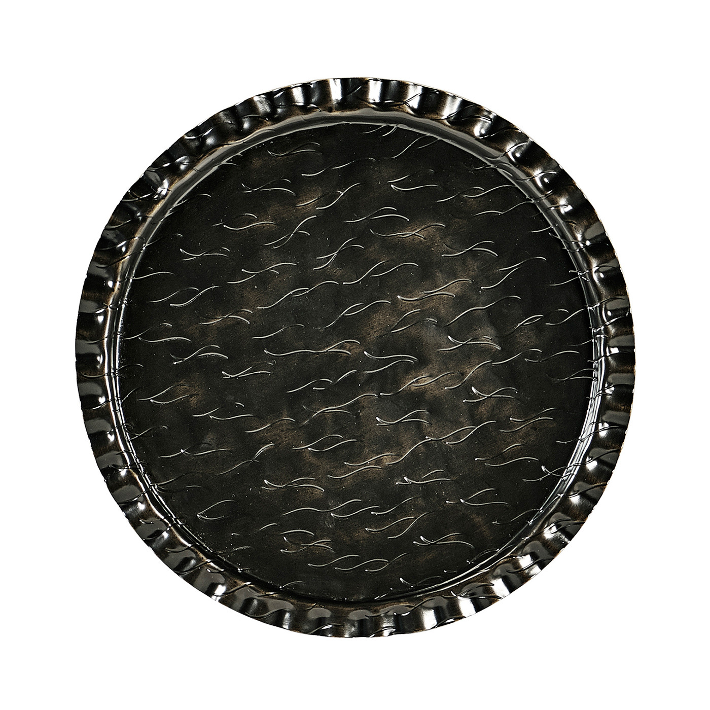 Circular Marcia Antique Bronze Cocktail Table