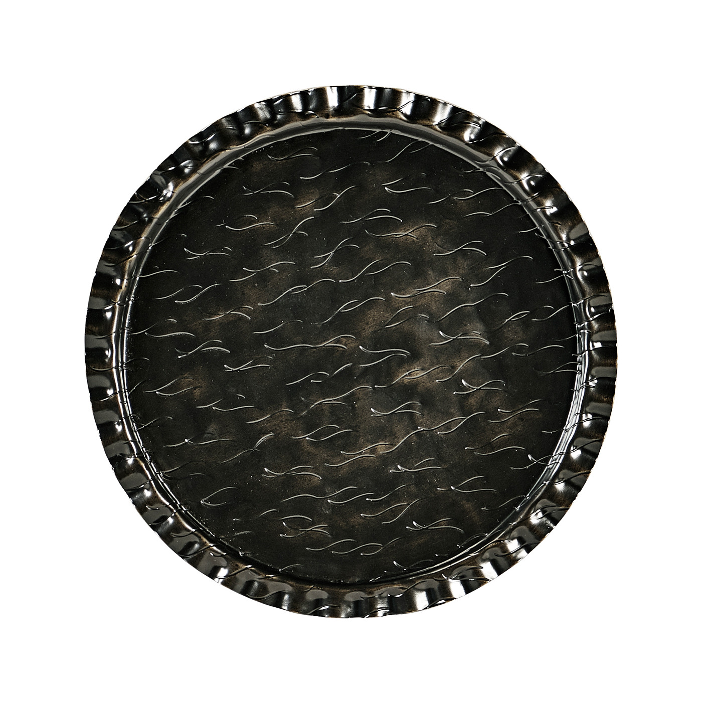 Circular Marcia Antique Bronze Cocktail Table