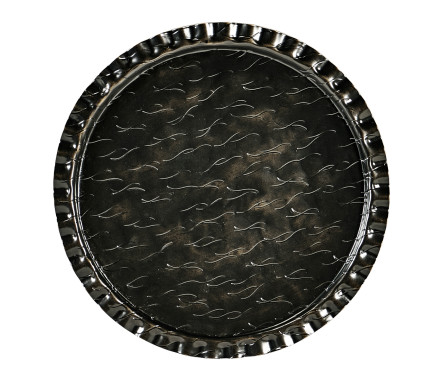 Circular Marcia Antique Bronze Cocktail Table