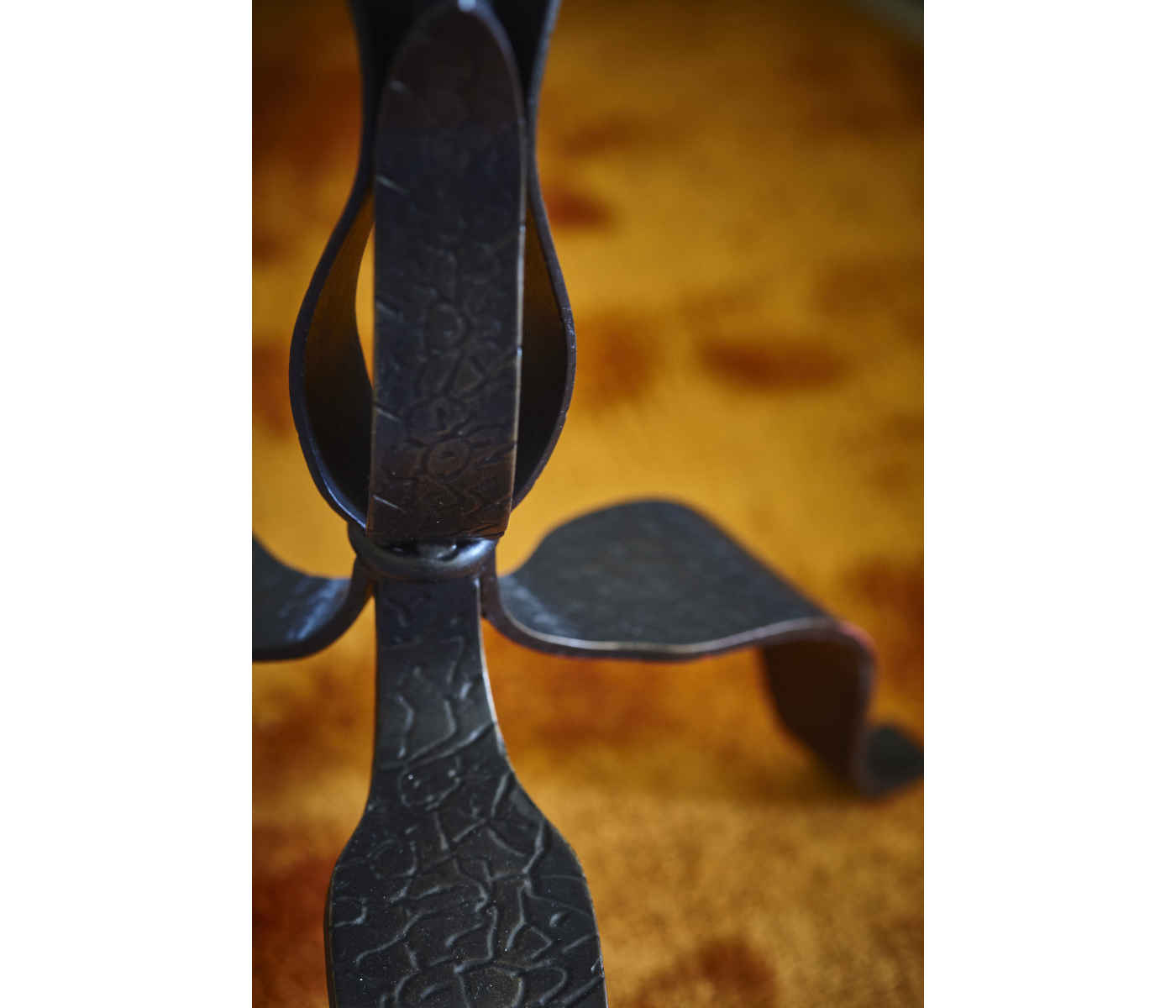 Circular Marcia Antique Bronze Cocktail Table