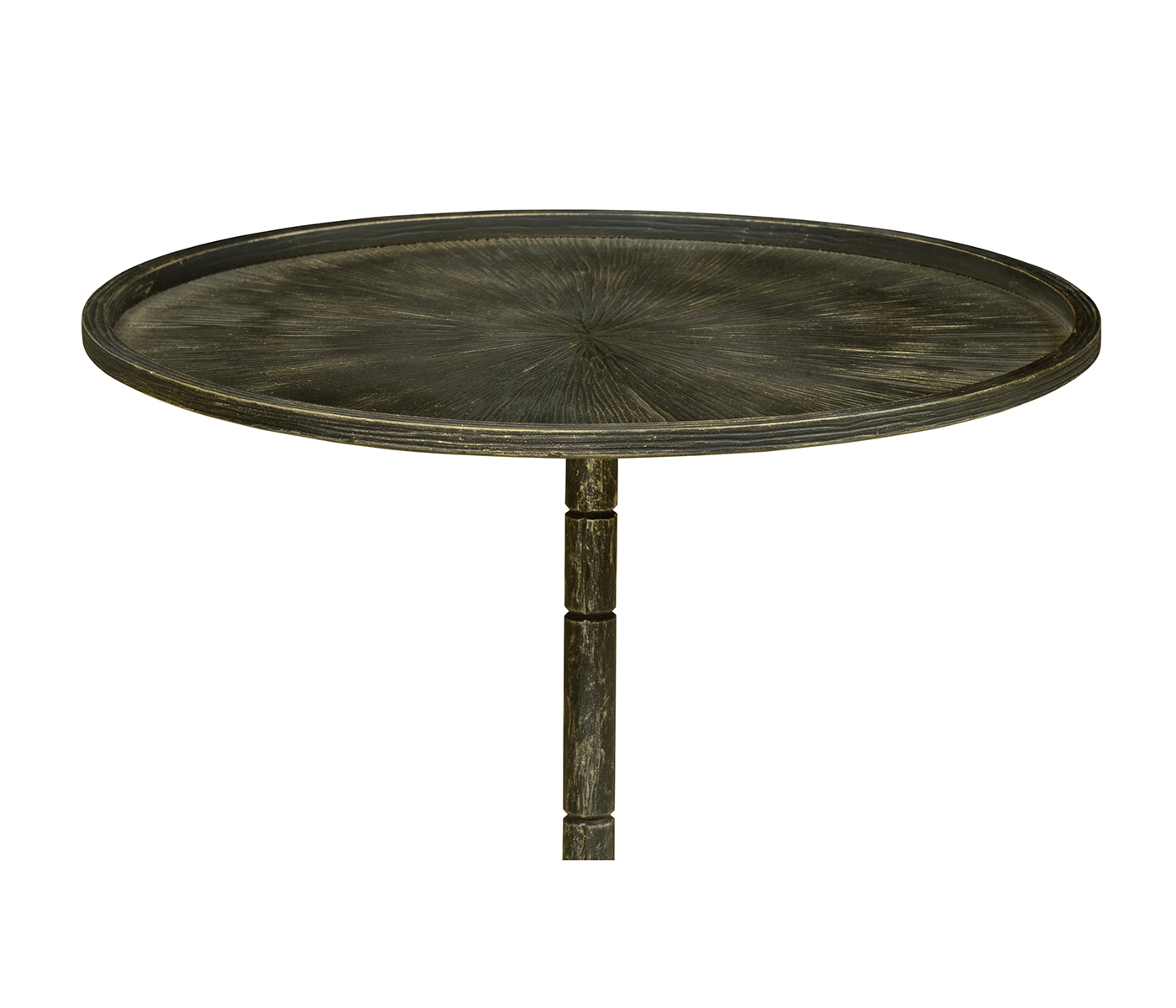 Circular Ida Antique Bronzed Cocktail Table