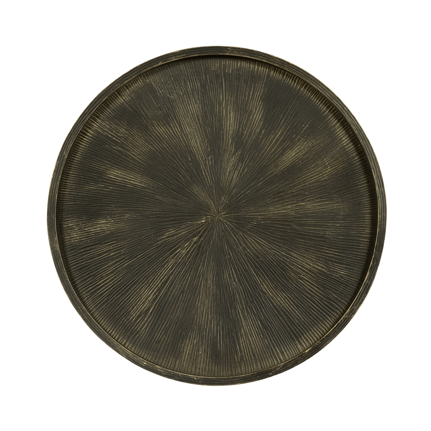 Circular Ida Antique Bronzed Cocktail Table