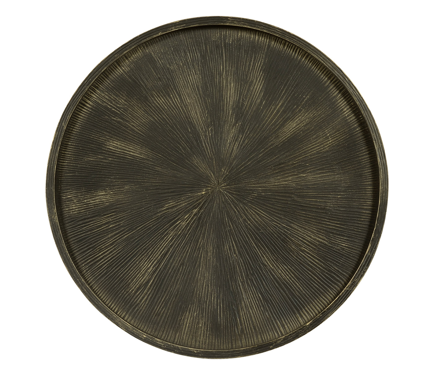 Circular Ida Antique Bronzed Cocktail Table