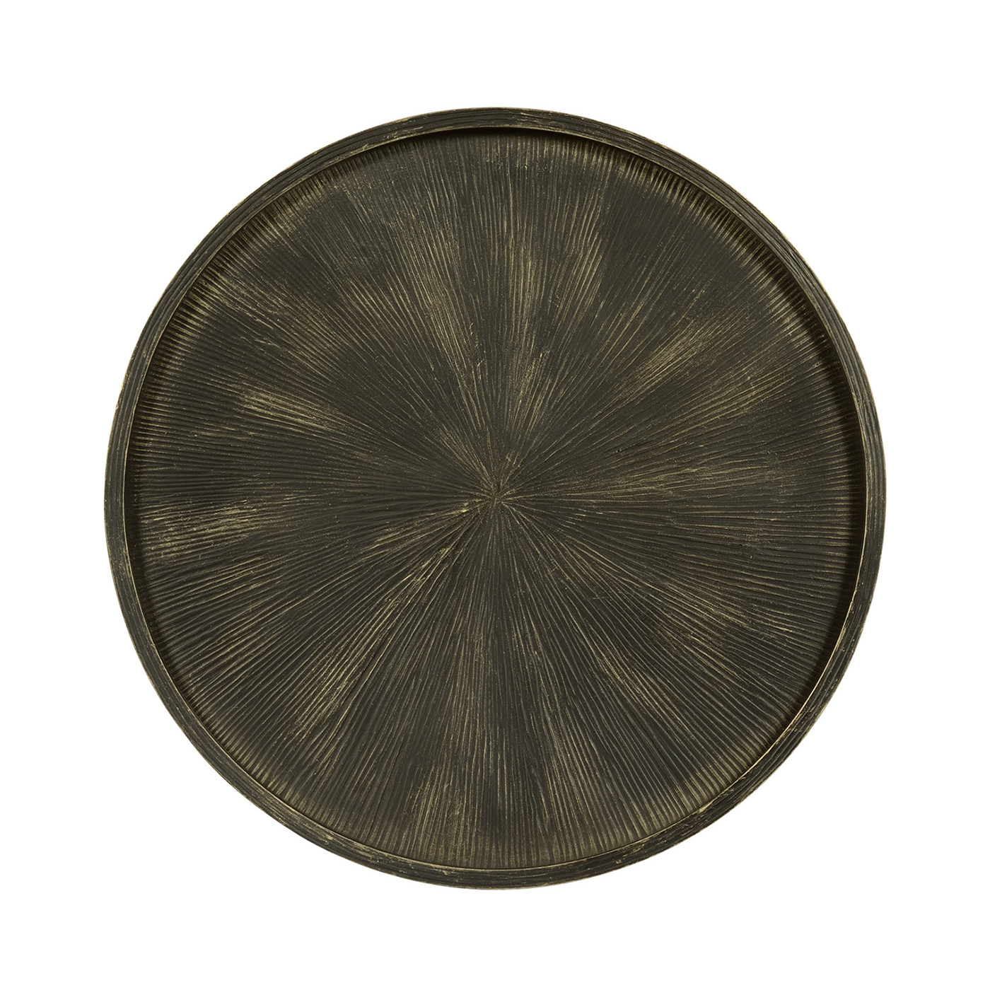 Circular Ida Antique Bronzed Cocktail Table