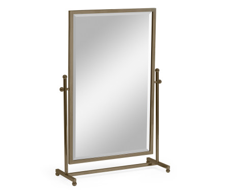 Tilt Bronzed Stainless Steel Dressing Table Mirror