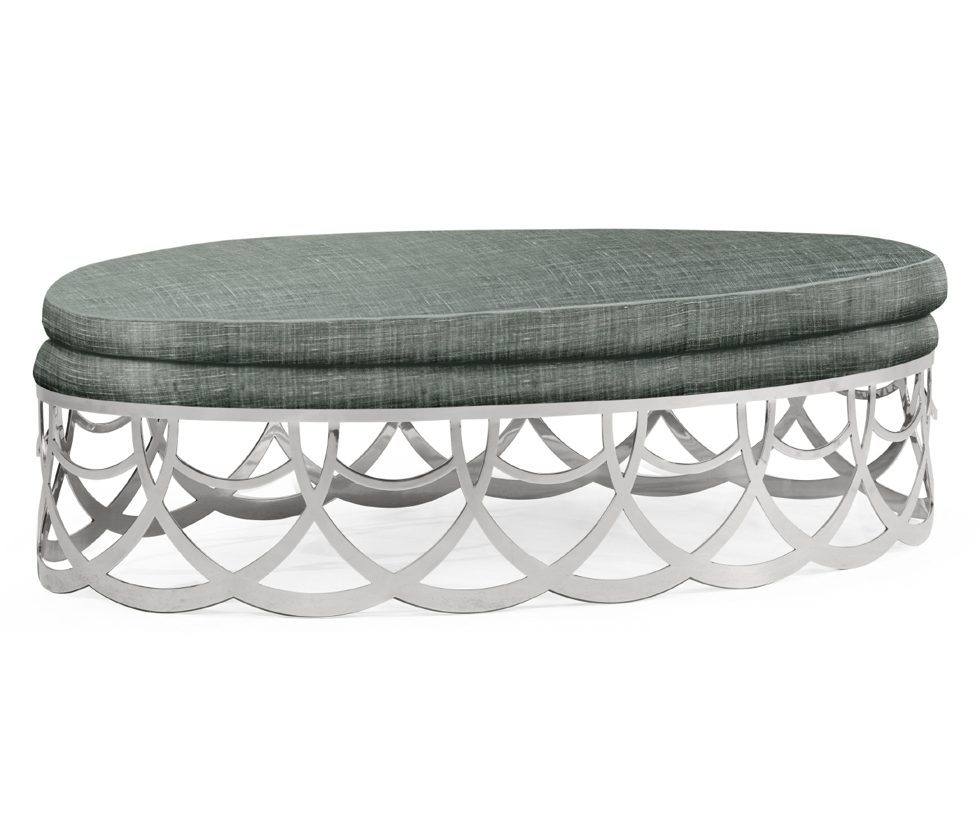 Gigolette Stainless Steel Ottoman