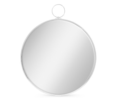 Circular Avalone Stainless Steel Wall Hanging Mirror