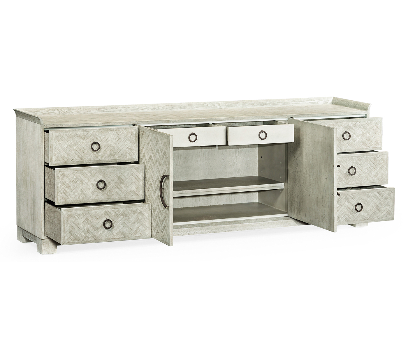 Ferdinand Cloudy Oak Buffet with Center Doors