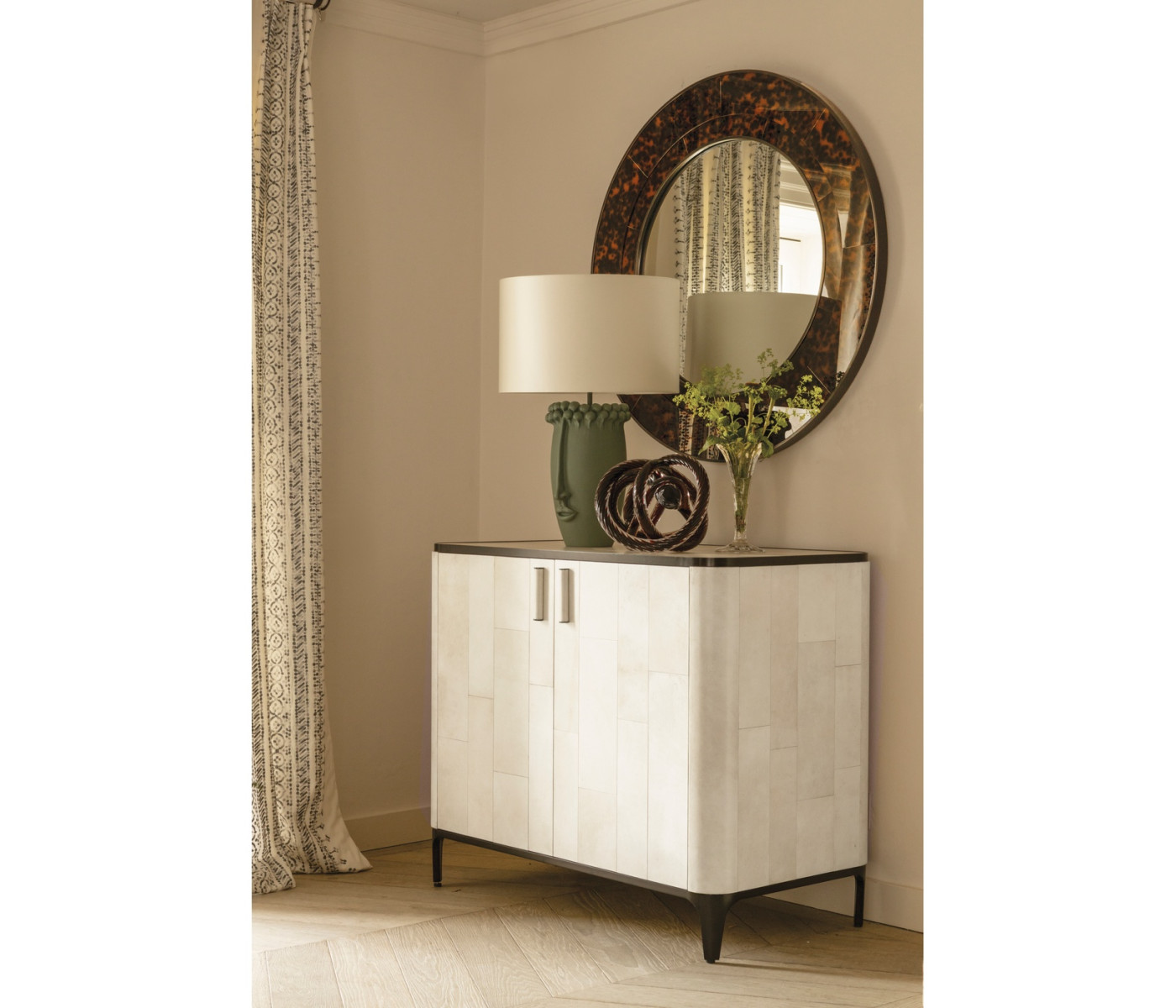 Aventine Parchment Cabinet