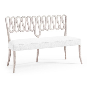 Ampney Seapearl Oak Two Seat Bench