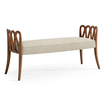 Ampney Toasted Oak Bench