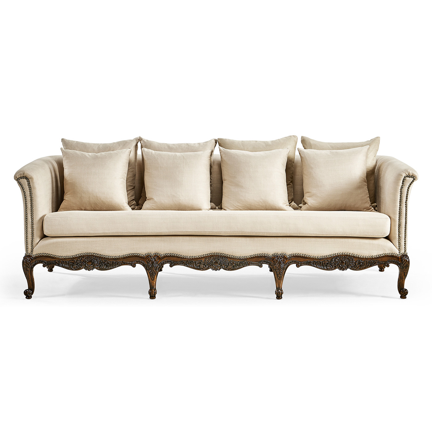 Louis XV French Walnut Sofa