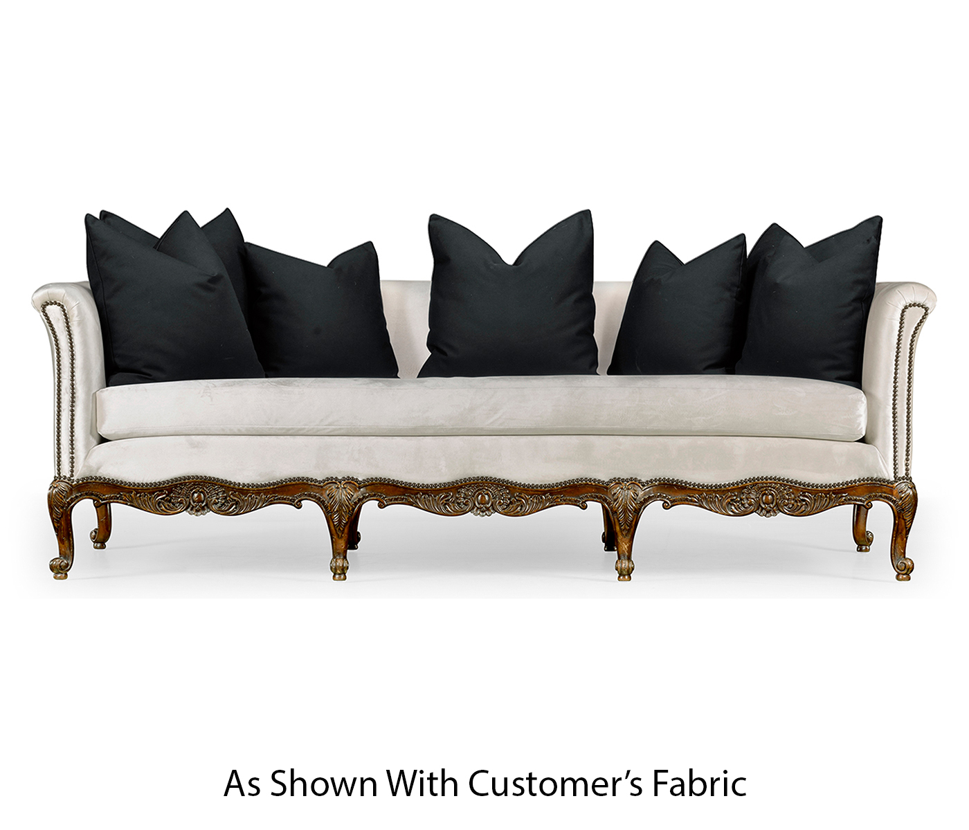 Louis XV French Walnut Sofa