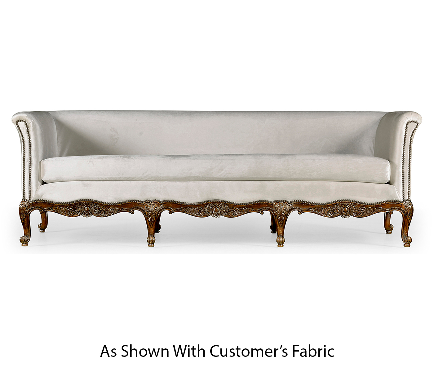 Louis XV French Walnut Sofa